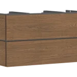 Utolsó esély Hansgrohe Xilesa E Konzolos mosdószekrény 1180/550, 2 fiókkal, Push-Open, ráültetett mosdótálhoz Kasmír tölgy 54304550
