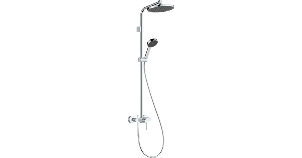 Hansgrohe Activera S Showerpipe 240, 1jet, Ecosmart, egykaros csapteleppel, Varia Króm 28875000 Vásárlói kedvenc