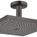Vásárlói kedvenc Hansgrohe Raindance E Fejzuhany 300, 1jet, mennyezeti csatlakozóval, EcoSmart Szálcsiszolt Fekete Króm 26251340