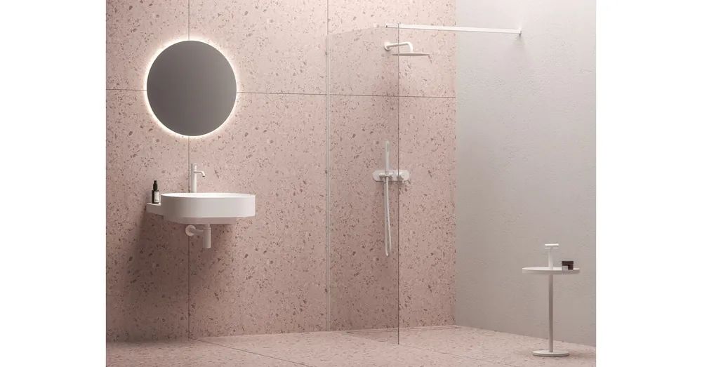 Akciós ár Ravak Walk-In Wall Set 140, zuhanykabin matt fehér+transparent GW9WM0E0SZ1
