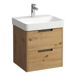 Ajánlat LAUFEN JUNA Alsószekrény, 2 fiók, PRO S H810962 / PRO X 810862 mosdóhoz, Vad Tölgy H4114621092671