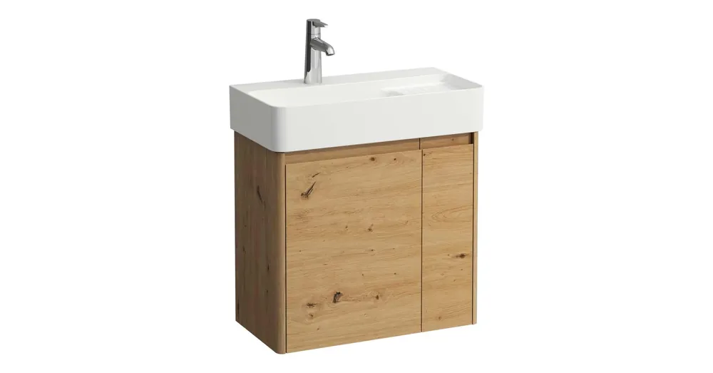 LAUFEN BASE 2.0 Alsószekrény, 2 ajtó, VAL H815285 mosdóhoz, Vad Tölgy H4113831082671 Olcsóbb