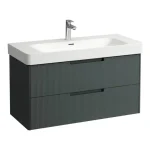 Szuper akció LAUFEN JUNA Alsószekrény, 2 fiók, PRO S H813966 / PRO X 810869 mosdóhoz, Szürke H4115321092661