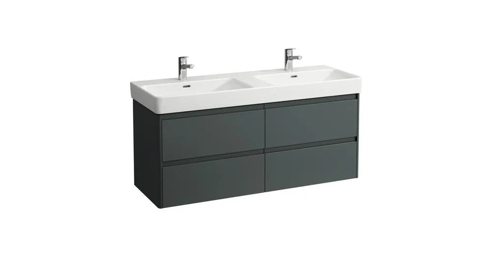 LAUFEN BASE 2.0 Alsószekrény, 4 fiók, PRO S H814968 mosdóhoz, Szürke H4113341082661 Kedvezmény