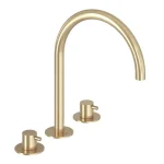 Ravak Espirit álló mosdócsaptelep, 3 furatos 270 mm leeresztő nélkül ES 018.60GLB, Gold Brushed X070599 Utolsó esély