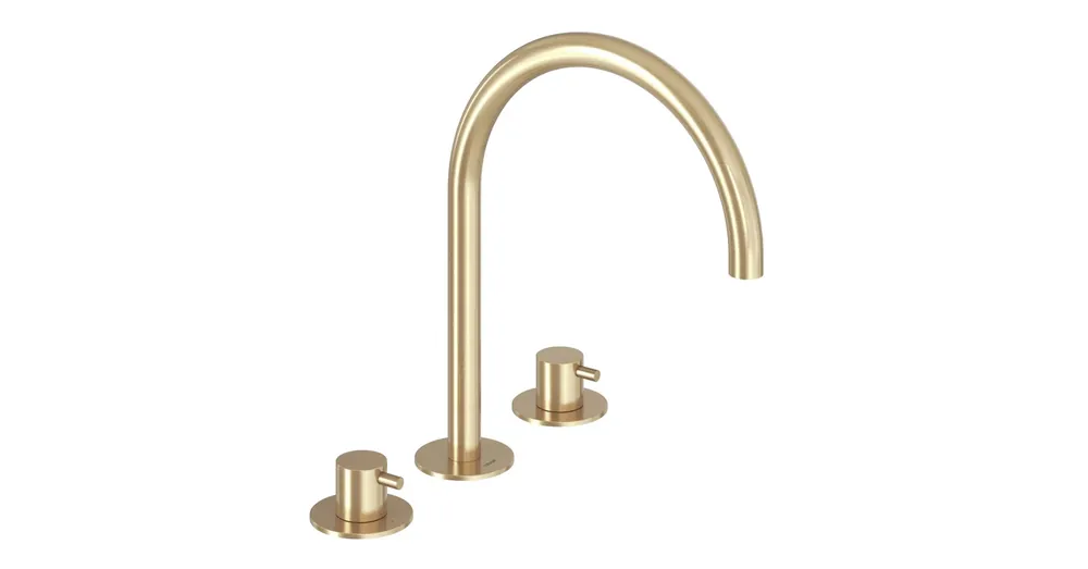 Ravak Espirit álló mosdócsaptelep, 3 furatos 270 mm leeresztő nélkül ES 018.60GLB, Gold Brushed X070599 Utolsó esély