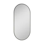 Biztonságos vásárlás AREZZO design SHARON ovális 52/92 LED tükör, fekete AR-168462