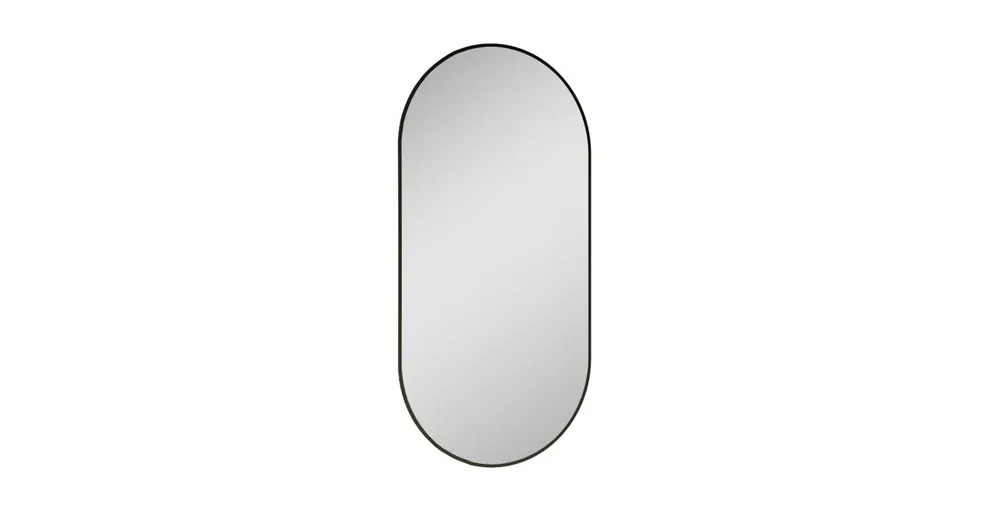 Biztonságos vásárlás AREZZO design SHARON ovális 52/92 LED tükör, fekete AR-168462