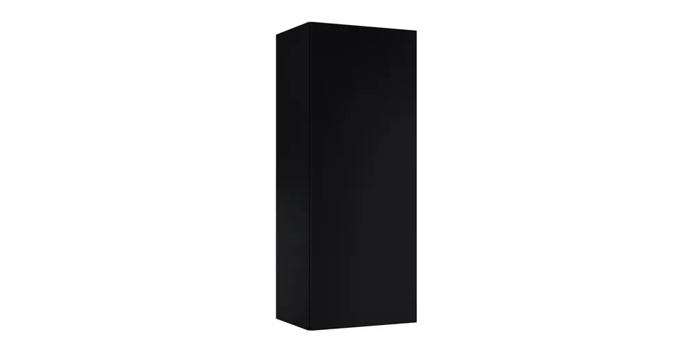 Akció AREZZO design univerzális felsőszekrény bármely modellhez 40 cm-es, 1 ajtós (31,6) matt fekete AR-169680