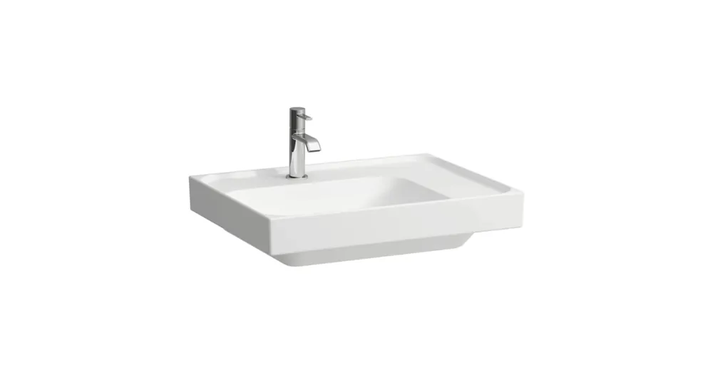 Legnépszerűbb Laufen MEDA Mosdó 60 × 46 cm, jobb polcos, alsó éle csiszolt, túlfolyónyílás nélkül, egy csaplyukkal, Fehér LCC H8181114001111
