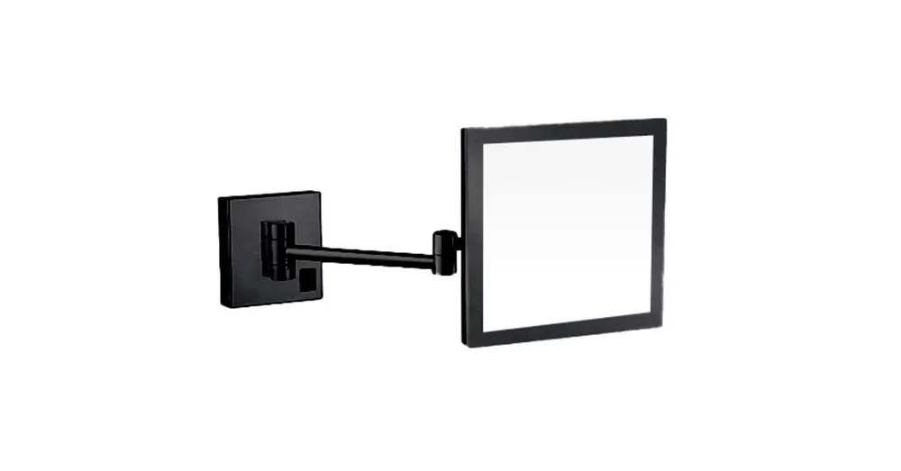 AREZZO design LED kozmetikai tükör szögletes, 5x nagyítással, fekete AR-QL5020B Vedd meg most
