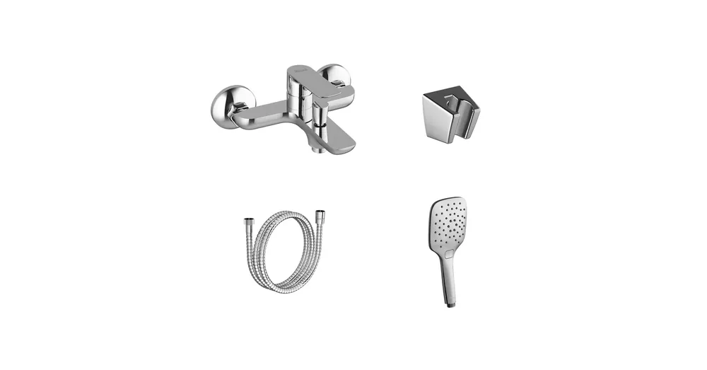 Ravak Classic fali kádcsaptelep, szettel, króm CL 022.00CR+S X07S117 Szuper ajánlat