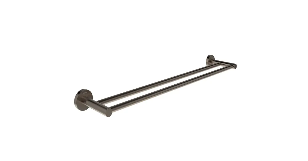 Ravak KONA KN 320.20GB Dupla törölközőtartó rúd 600 mm, graphite brushed X07P1330 Akciós ár