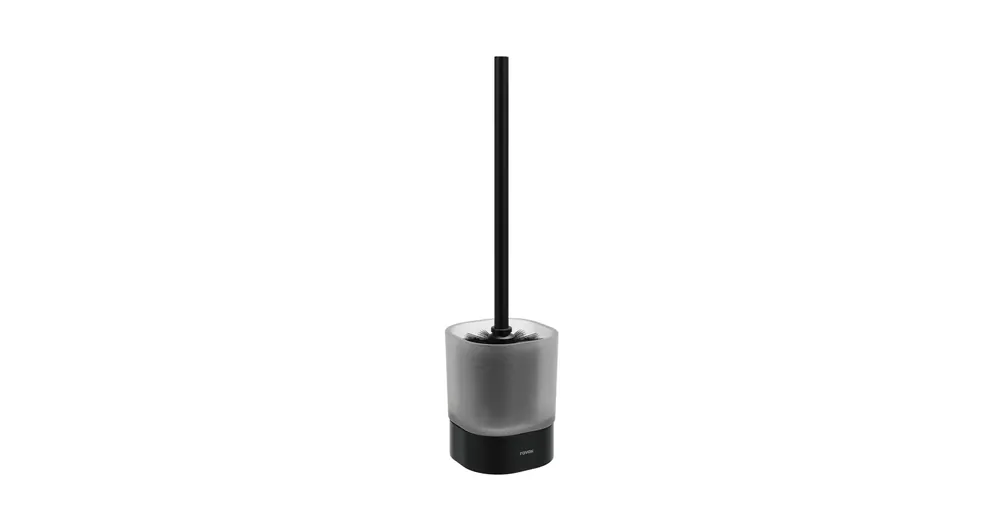 Vásárlói kedvenc Ravak CHROME CR II 411.20BLM Szabadonálló WC kefetartó, kefével,, matt fekete X07P1385