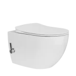 Különleges ajánlat Creavit FREE Rimless bidés fali WC csappal - HC FE322-34CB00E-0002