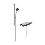 Vedd meg online Hansgrohe Activera Select S Falsíkon kívüli zuhanyrendszer 95 2jet EcoSmart ShowerTablet Select termosztáttal 360 és 65 cm-es zuhanyrúddal 28087000