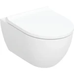 Geberit Acanto fali WC mélyöblítésű készlet, zárt forma, TurboFlush, WC-ülőkével 502.774.00.1 Exkluzív ajánlat