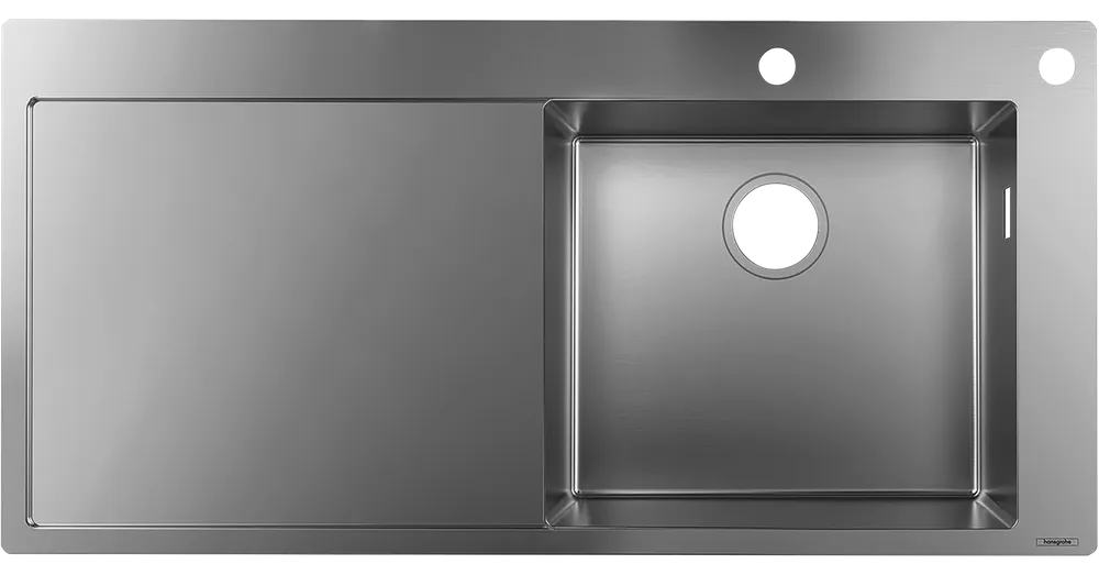 Legnépszerűbb Hansgrohe S717-F450 beépített mosogató 450 szárító tálcával 43307800