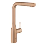 Grohe Essence egykaros mosogató csaptelep kihúzható zuhanyfejjel, brushed warm sunset 30270DL0 Árcsökkenés