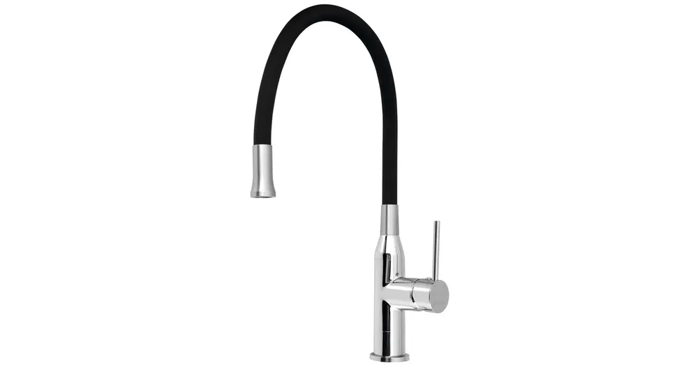 Legkelendőbb Sapho SILI mosogató-csaptelep, szilikon cső, 224/263/475mm, fekete/króm (SR426)