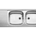 Vedd meg online BLANCO TOP EZS 12X4-2 18/10 rozsdamentes mosogató 500374K