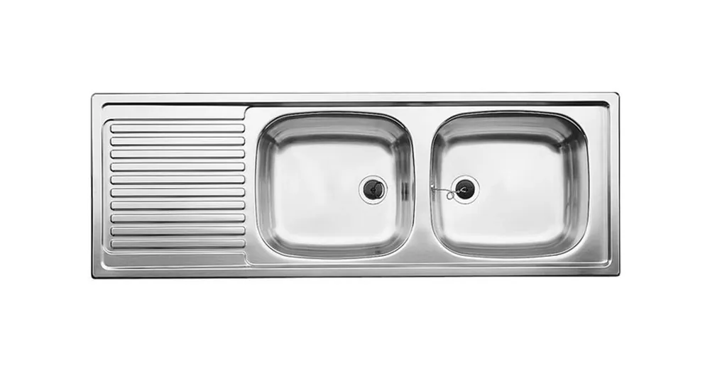 Vedd meg online BLANCO TOP EZS 12X4-2 18/10 rozsdamentes mosogató 500374K