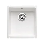Szuper ajánlat Blanco Subline 375-U egymedencés 41,4x45,6 cm kerámia mosogató, fehér 516035