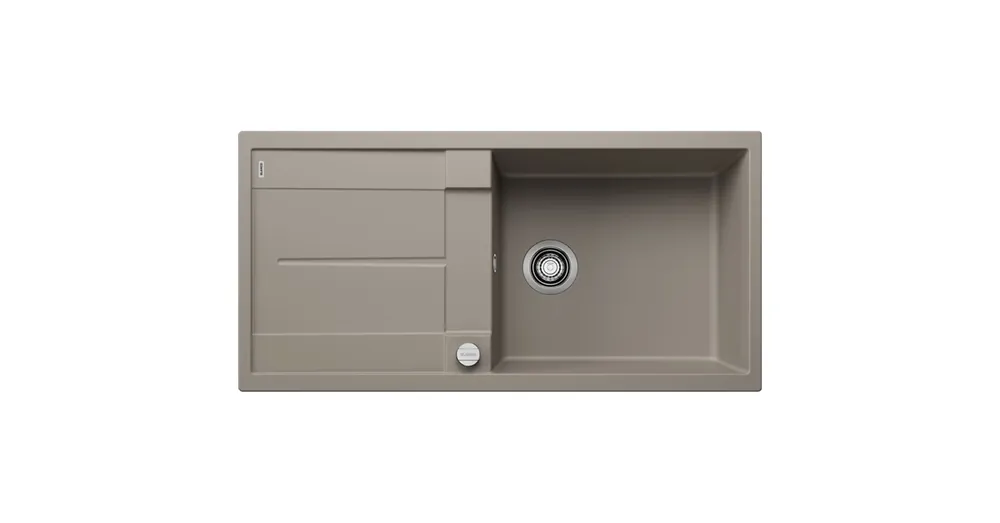 Kedvezményes ár BLANCO METRA XL 6 S egymedencés, 100x50 cm-es gránit mosogató, csepegtetőtálcával, lefolyószabályozóval, tartufo 517360