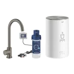 Szuper akció GROHE Red Mono Egyvizes konyhai csaptelep és M-es méretű bojler 30085AL1