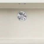 Akció Blanco Subline 700-U gránit mosogató 73x46 cm kiegészítőkkel, törtfehér 527173