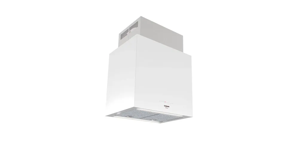 Árengedmény Nodor - Páraelszívó NorBreeze ISLA CUBE GLASS ECO 60 WH/A Hob to Hood - 8565