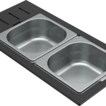 Biztonságos fizetés ELLECI - Tároló edény háromrészes gourmet 433 inox HPL kerettel KD012065IN