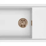 Újdonság ELLECI - Mosogatótálca Sintesi 510 Keratek K96 White bronz tartozékokkal LKS51096BRZ