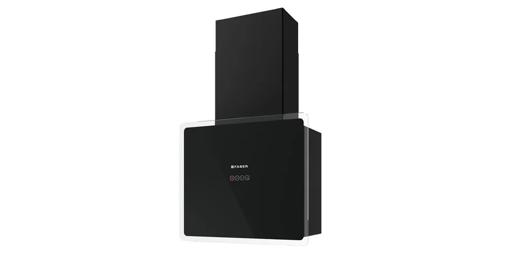 Faber Glam-Fit 55 BK Fali páraelszívó, függőleges, 550 mm széles, Fekete 330.0528.270 Azonnali szállítás