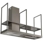 Faber T-Shelf EV8 Titanium Matt A180 Szigetelszívó, 1800 mm szélességű, Titán 325.0617.018 Ne maradj le