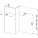 Alacsony ár Faber Felső kürtő - hosszabbító Kit 300x160 H990 WH, 112.0569.163