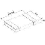 Faber Flexibilis csatlakozó RF 600, 112.0280.685 Legjobb ár