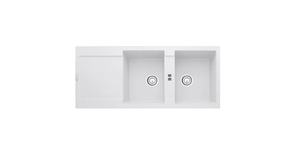 Outlet Franke Fragranit Maris MRG 621 Glacier White mosogató, 114.0153.948