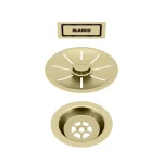 Biztonságos fizetés Blanco InFino szett 1 medencéhez, satin gold 203476