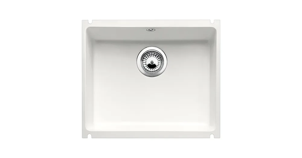 Alacsony ár Blanco Subline 500-U kerámia mosogató 54,5x45,6 cm, fehér 514506