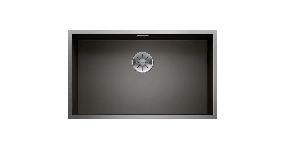 Vedd meg most Blanco Zerox 700-U egymedencés rozsdamentes acél mosogató 74x44 cm, sötét acél 526244