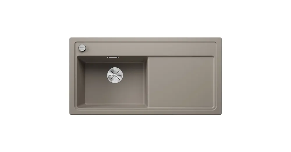 Bestseller Blanco Zenar XL 6 S egymedencés gránit mosogató csepegtetővel 100x51 cm, balos / tartufo 524007
