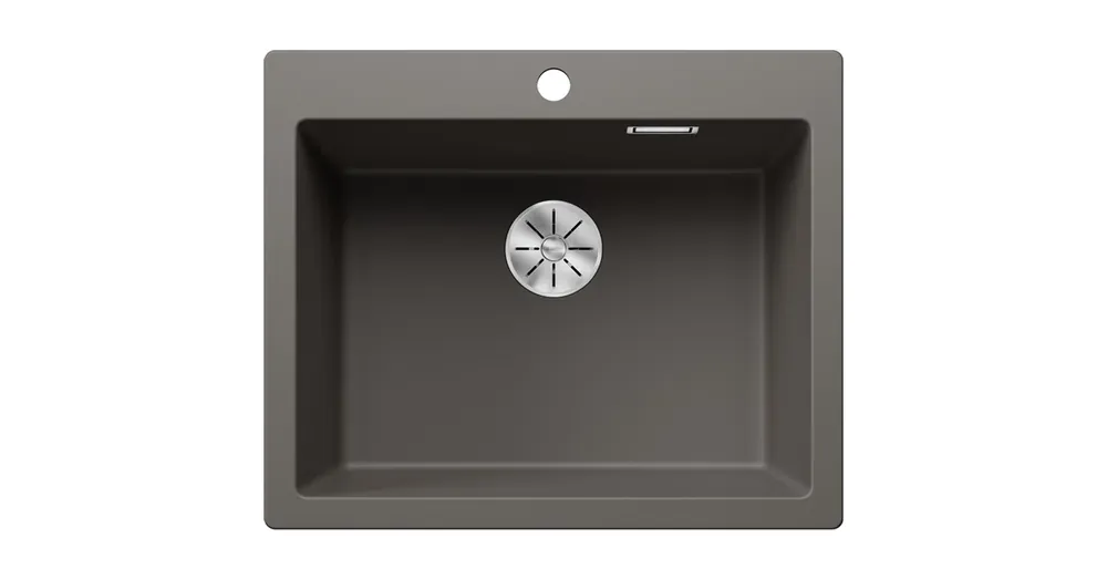 Blanco Pleon 6 egymedencés gránit mosogató 61,5x51 cm, vulkánszürke 527320 Biztonságos vásárlás