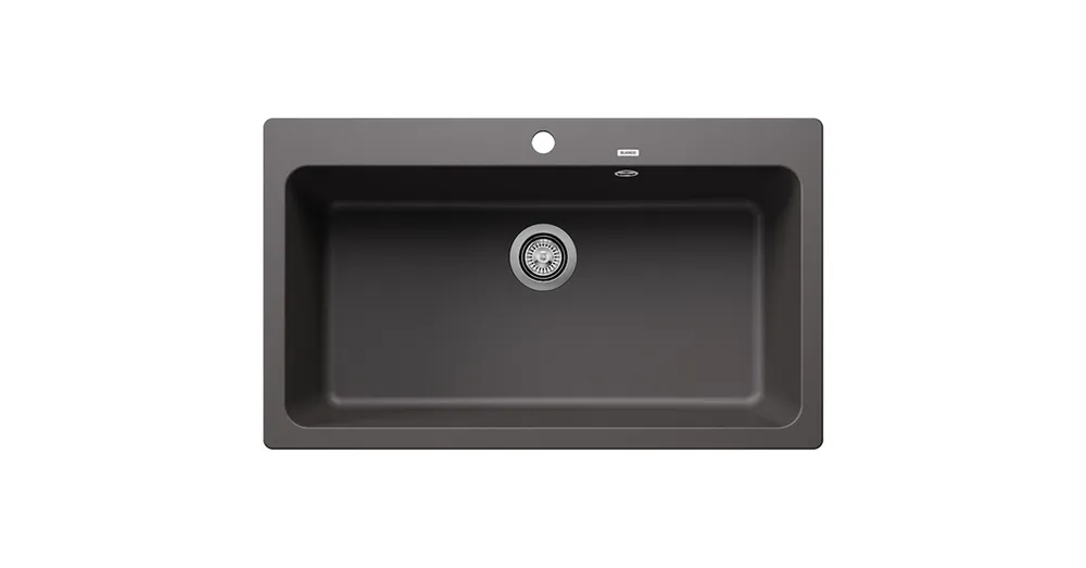Ajánlat Blanco Naya XL 9 Silgranit 86x51 cm mosogató túlfolyóval és lefolyógarnitúrával, palaszürke 521813
