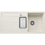 Ajánlat Blanco Metra 6S-F Silgranit két medencés 99x49 cm mosogató rozsdamentes acél tállal, törtfehér 527118