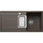 Ajánlat BLANCO METRA 6 S-F egymedencés, 99x49 cm-es gránit mosogató, csepegtetőtálcával, lefolyószabályozóval, szintbe építhető, kávé 519120
