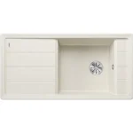 Szuper akció Blanco Faron XL 6 S egymedencés gránit mosogató csepegtetővel 100x50 cm, törtfehér 527082