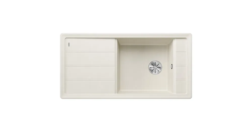 Szuper akció Blanco Faron XL 6 S egymedencés gránit mosogató csepegtetővel 100x50 cm, törtfehér 527082