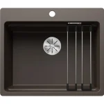 Kihagyhatatlan ajánlat Blanco Etagon 6-F Silgranit mosogató 59x50 cm acél sínnel, kávé 527687