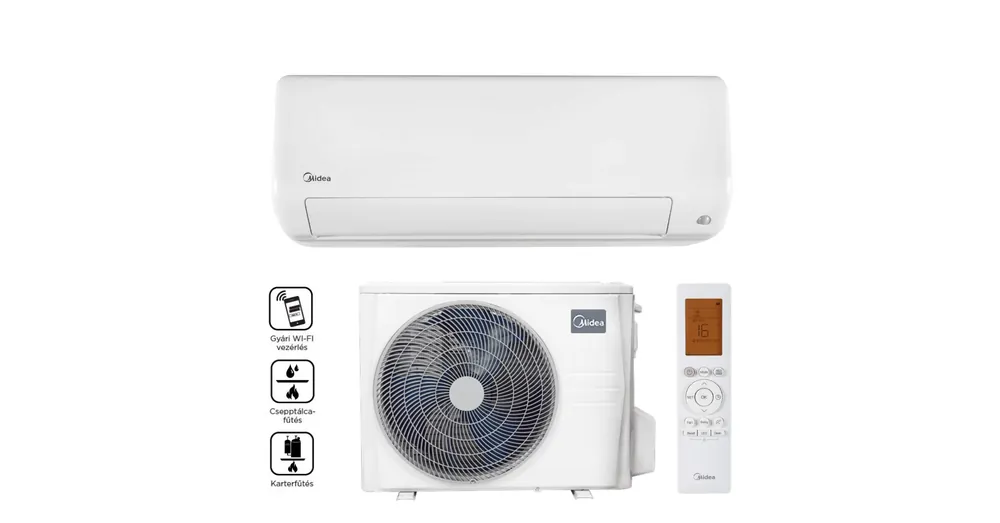 Midea All Easy Pro MEX-18-SP oldalfali split klíma (5.3 kW) Vedd meg most
